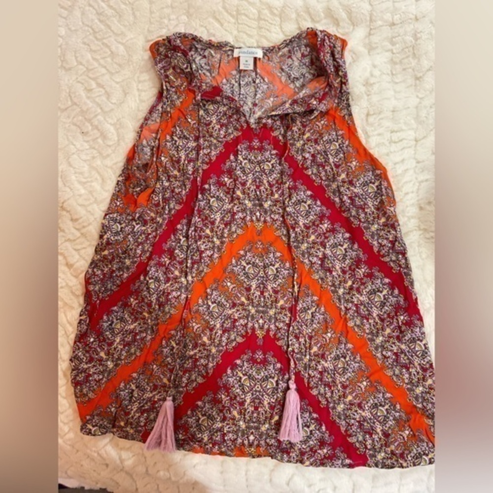 Sundance Paisley Print Top Size M